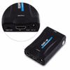 SCART to HDMI-compatible Video Audio Converter With Power Adapter For HDTV Sky Box DVD Television Signal 1080P Upscale Converter