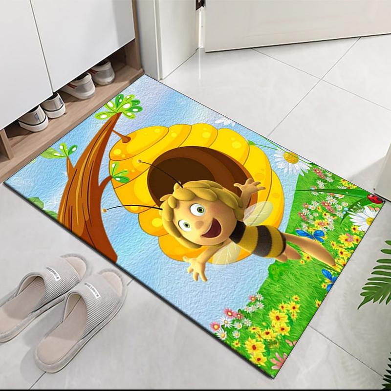 Tappeto Stampato Maya l'Ape, per Sedia da Ufficio Soggiorno Camera da Letto Cucina Decorazioni Regali.