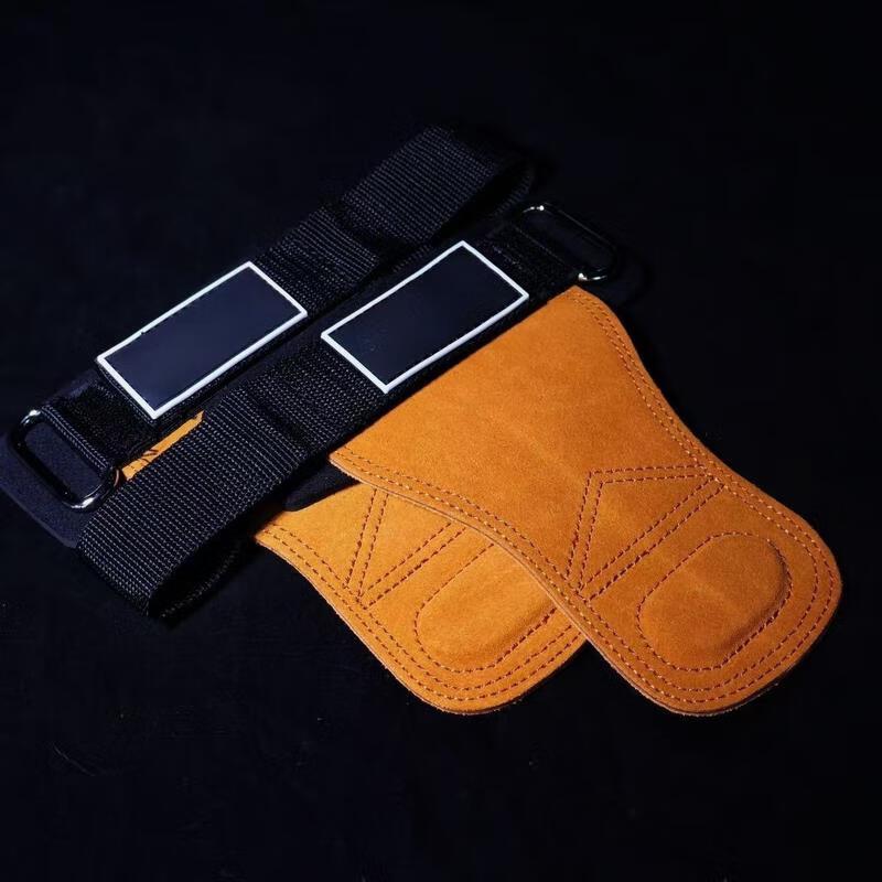 Jundingying 3-Layer Cowhide Powerlifting Wrist Wraps