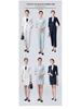 2026 Women's Professional Suit Set with Seven-Sleeve Jacket & Skirt for Beauty Salon