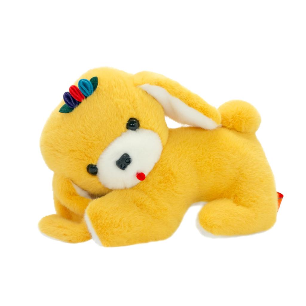 Yoshitoku Crawling Dog Plush Toy 851094 Retro Collection 2nd Edition Yoshitoku