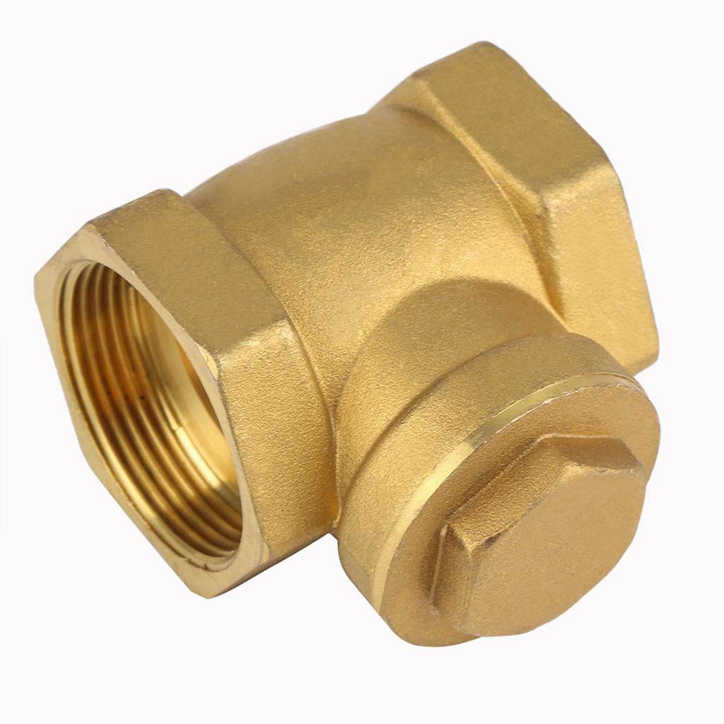 DN32 Female Thread Brass NOn return Swing Check Valve 232PSI Prevent Water Backflow