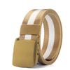 Lightweight Snap Belt Quick Drying Nylon Smooth Plastic Steel Buckle Belt Adult Sports Outdoor