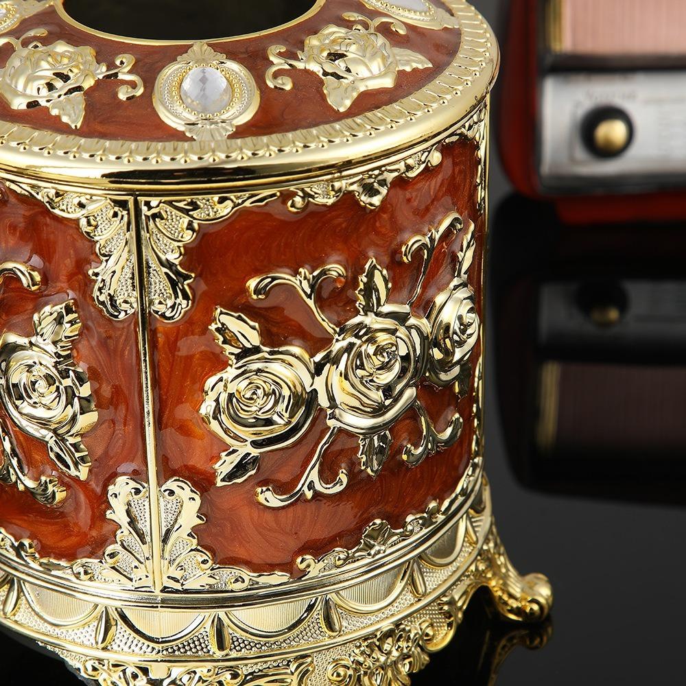 Exquisite Paper Holder Plastic Decoration Box Creative Desktop Storage Box  Desktop Organization