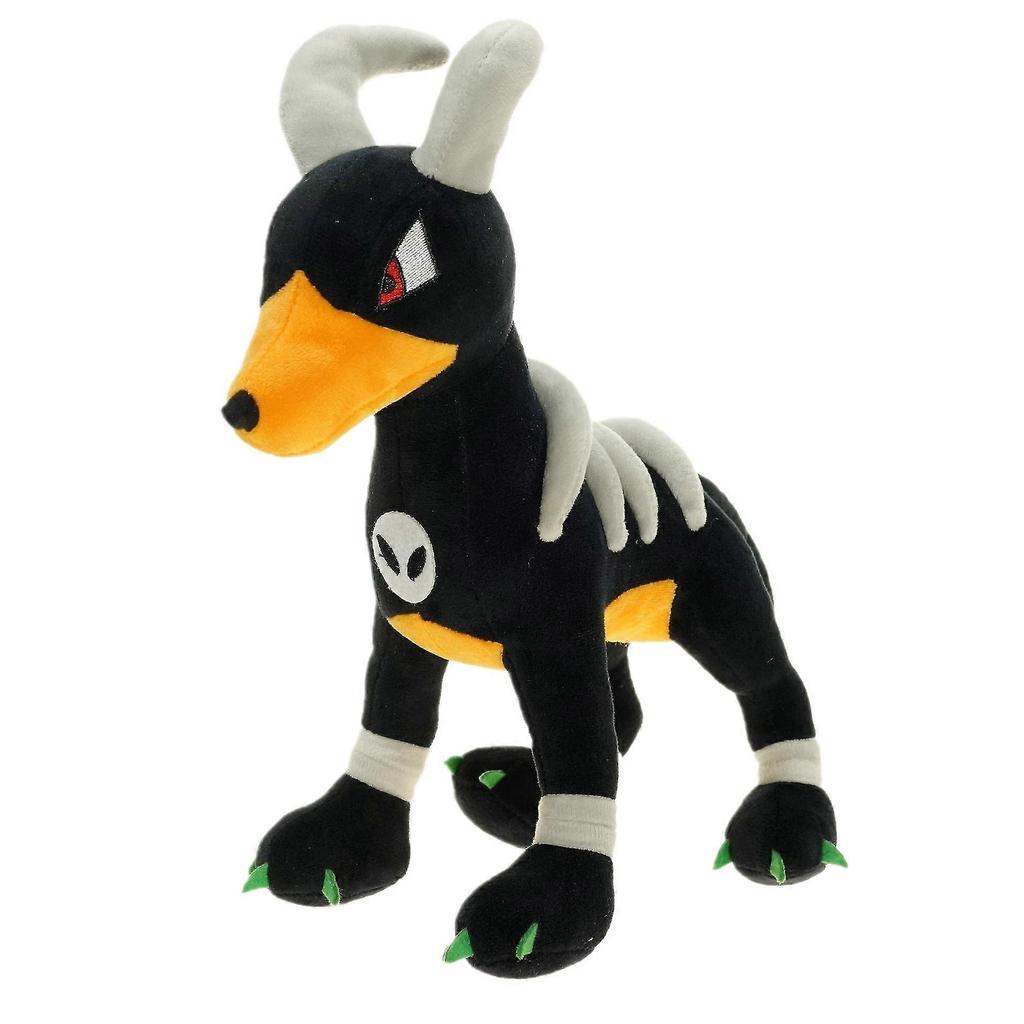 Peluche Houndoom de 30 cm, de alta calidad, de felpa corta, relleno de algodón PP, suave y cómodo, con forma de personaje de anime.