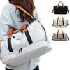 Large Capacity Travel Bag, Dry Wet Separati Design, Foldable Waterproof Gym Bag,Shoe Compartment, Ideal for Outdoor Activities