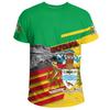 Flag 3D Print Sports Quick-dry Breathable Men T-shirt Outdoor Football Jersey Team Short-sleeve Parent-child Top Clothing