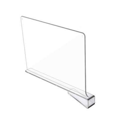 Schrankregale, Regalteiler, Klarer Acryl-Regalteiler für Schränke Garderobe