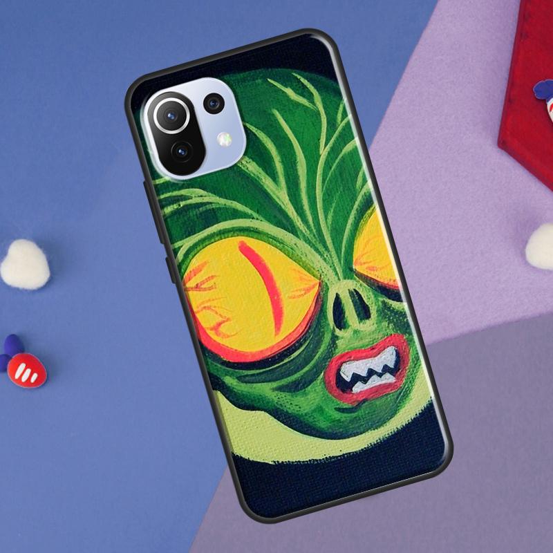 Alien Martian UFO Cover For Xiaomi 14T Pro 11T 12T 13T 13 14 Ultra POCO X7 Pro X3 X5 F3 F5 F6 M6 X6 Pro Case