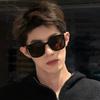 Trendy and cool sunglasses for men, suitable for driving, make large faces look slimmer, UV protection, polarized, anti-glare, stylish for women