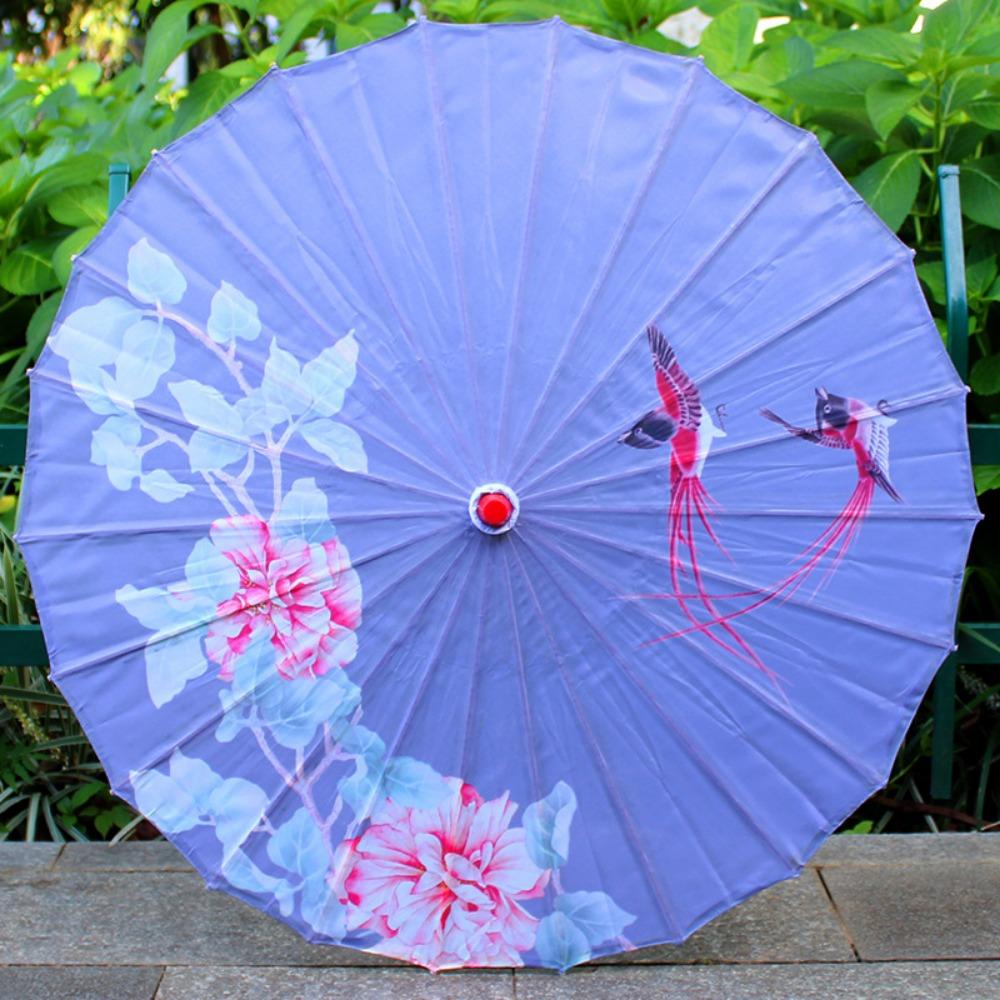 Chinese Antique Style Oiled Paper Umbrella 10 Colors Dance Performance Umbrella  Dance Performance