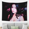 Megan Fox Tapestry Wall Hanging  Stylish Black  White Print HighQuality Polyester Fabric Perfect for Living Room Bedroom