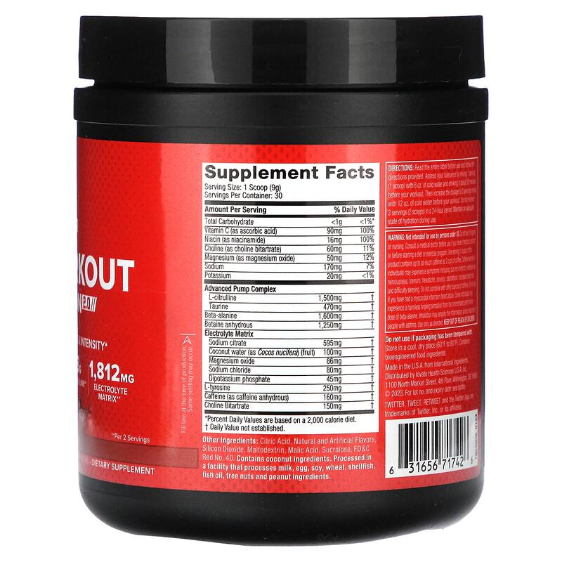 Pre-Workout Explosion 2.0, Fruit Punch, 9.52 Oz (270 G)