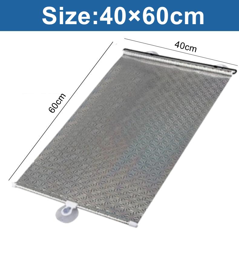 Shades Roller Blinds Sun Block Car Curtain Retractable Visor On Mirror Auto Window  Film Anti Look Roller Blinds For Window
