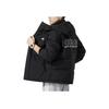Adidas Logo Casual Windproof Warm Loose Hooded Jacket Men Jackets Black IW0779