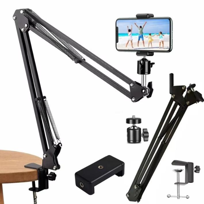 Videokamera Stativständer für Telefon Professionell Xiaomi HUAWEI iPhone Gopro Selfie Fernbedienung Ausziehbar Fotografie