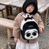 Plush Panda Backpack For Kids With Breathable Design And Storage For Kindergarten Use