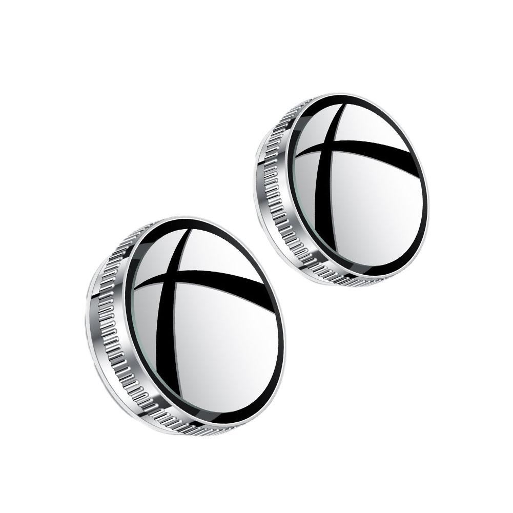 1Pair Blind Spot Mirror For Car Traffic Mirror Car Rear View Mirror 360 Degree Suck Cup Parking Assistant Convex Round Mirr X2Q5