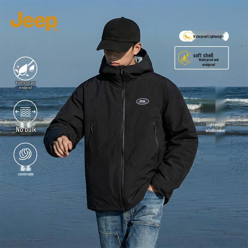 JEEP Men s Spring Outdoor Windproof Waterproof Jacket XL