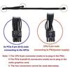 1× PCI-e 8 Pin To DUAL 8 (6+2) Pin Power Cable For CORSAIR AX Series Modular PSU