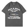 Buy A Unisex Eat Fish Funny Meme T Shirt High Street Fashion Trend Short Sleeve Tshirts Unisex Unisex Casual 100cotton Summer Tshirt