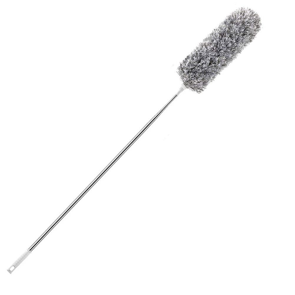 Microfiber Duster with Extension Pole with Bendable Head Extendable Duster for Cleaning Ceiling Fan Keyboard Furniture