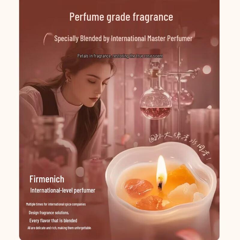 GUAIKEAI Romantic Rose Scented Candle
