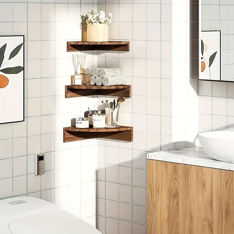 1PC Succulent Plant Shelf for Living Room Triangle Shaped Decorative Fan-shaped Storage Shelf Wooden Storage Rack 39x28cm