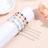 Fashion Women'S Crystal Flower Bead Bracelet Adjustable Charm Bracelet Friendship Jewelry Accessories