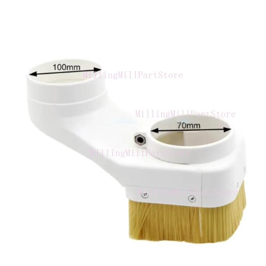 1PC CNC Spindle Dust Shoe Collector 70/75/80/85/90/100mm Dust Boot Cleaner for Spindle Motor Router Machine Cover Nylon Material