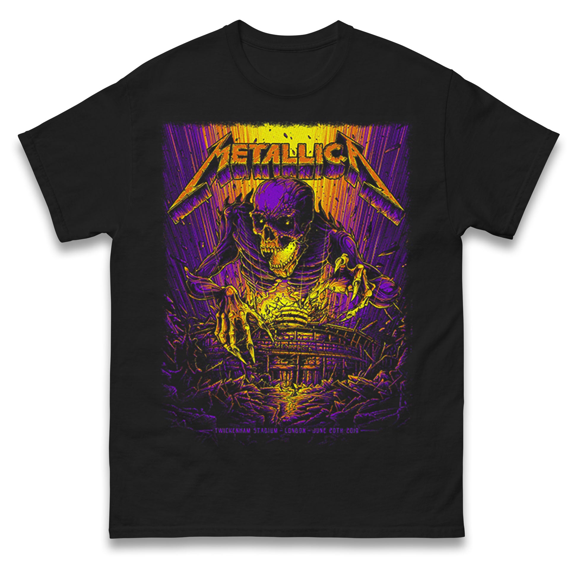 

Metallica Twickenham Stadium London T Shirt Tshirt Mens Womens Unisex Tops Tees S