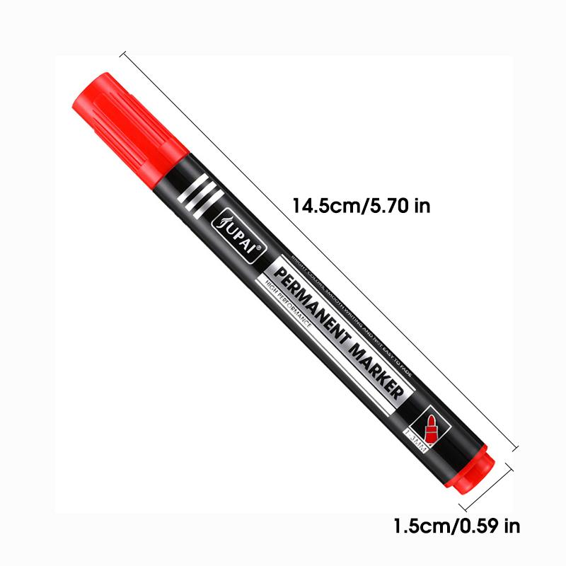 10pcs High Performance Permanent Markers Quick-Dry Waterproof Ink for Tire Painting Greeting Cards Graffiti Artistic Creations