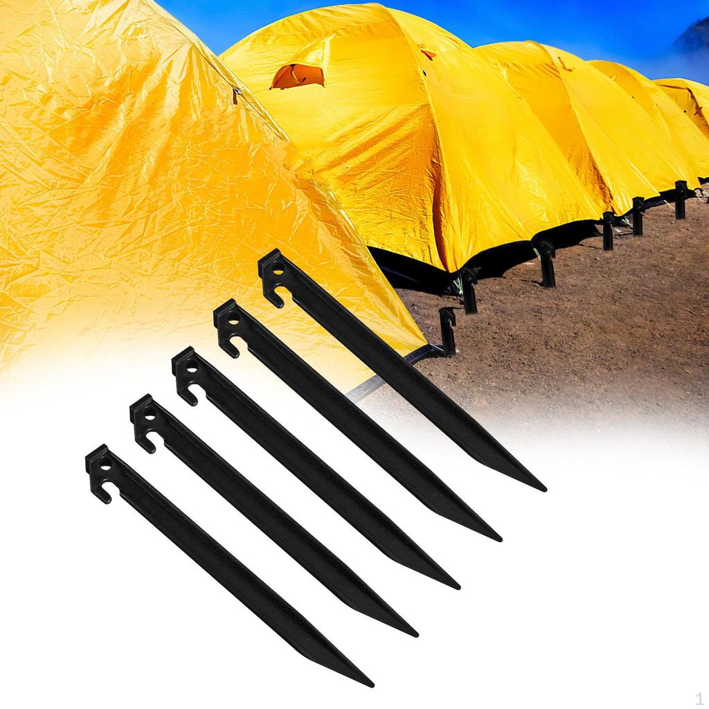 5 Pack Tent Stakes, Pegs, Awning Shelter Ground Garden Lightweight Camping