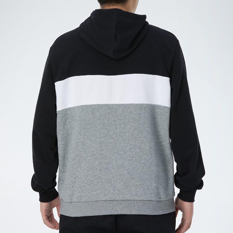 PUMA Sweatshirts Men's Black White Gray Multicolor Hooded Moderate Regular 587155-01