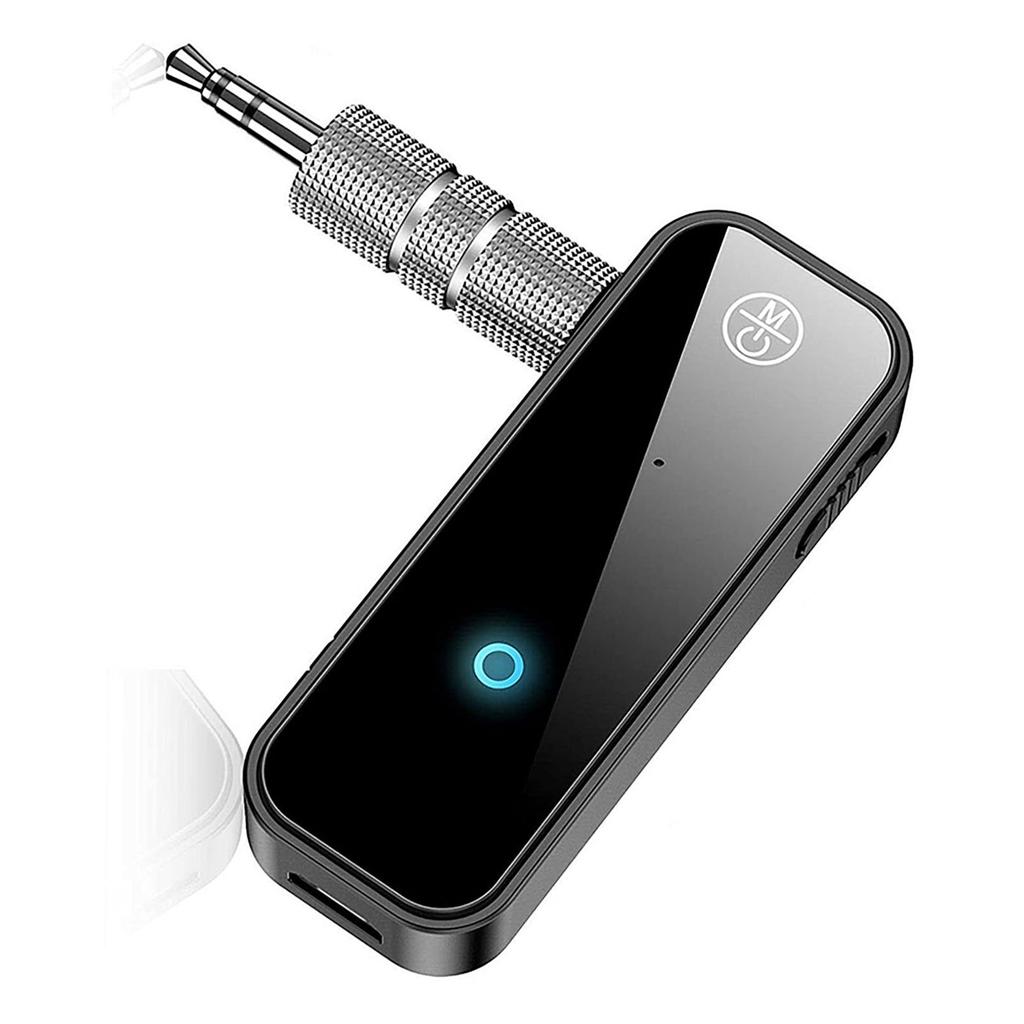 Bluetooth 5.0 Receiver 3.5mm Interface 2 in 1 AUX Adapter Music Transmitter Receiver for Computer TV Projector Speaker