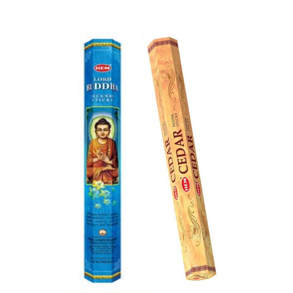 @ Hem Combo Of Lord Buddha & Cedar Incense Sticks Agarbatti For Puja m121 MJ-488-60%OFF