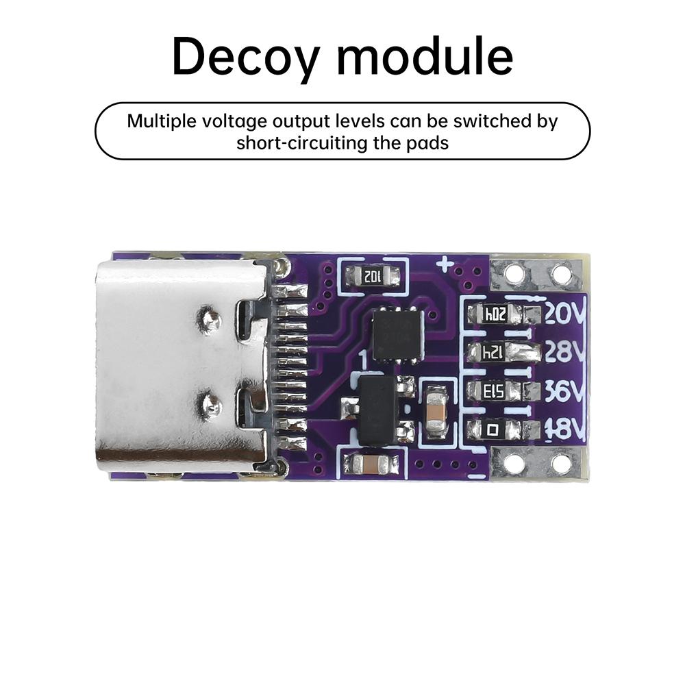 PD3.1 PD3.0 QC3.0 Fast Charging Protocol Decoy Aging Test Board Module 9V 12V 20V 28V 36V 48V Interface Type C Module