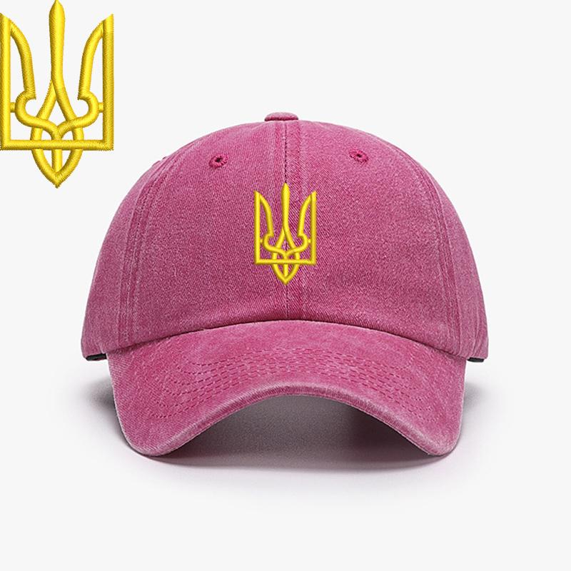 Embroidery Ukraine Trident Symbol Spetsnaz Special Forces Men Baseball Caps Brass Buckle Dad Caps Snapback Adjustable