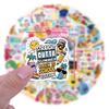 60 New Back To School Graffiti Stickers Decorate Suitcase Mobile Phone Personalized Stickers