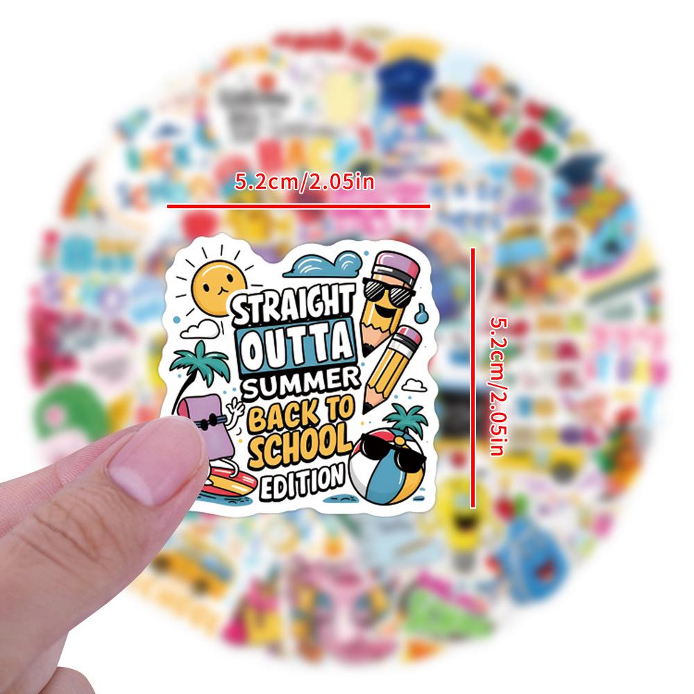 60 New Back To School Graffiti Stickers Decorate Suitcase Mobile Phone Personalized Stickers