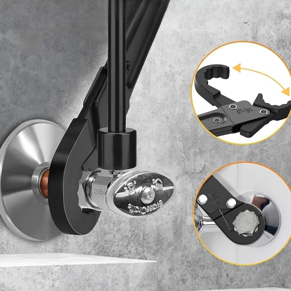 Carbon Steel Material Tire Auto Repair Wrench Pipe Faucet Wrench  Auto Repair