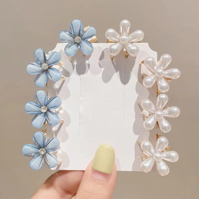 2023 Summer Camellia Mini Hair Claw Clip for Girls