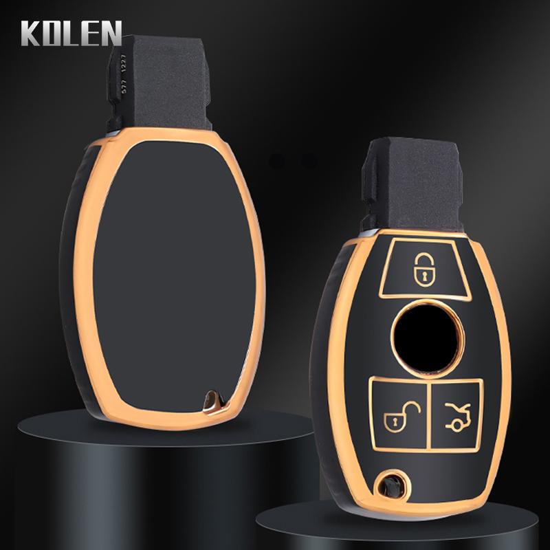 Fashion Tpu Car Remote Key Case Cover Shell Fob For Mercedes Benz A C E S G Class Gla Cla Glk Glc W204 W463 W176 W251 W205 Amg
