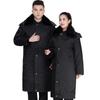 Men's Thickened Cold-Proof Cotton-Padded Military Overcoat – Mid-Length, Multifunctional Workwear Jacket for Labor Protection