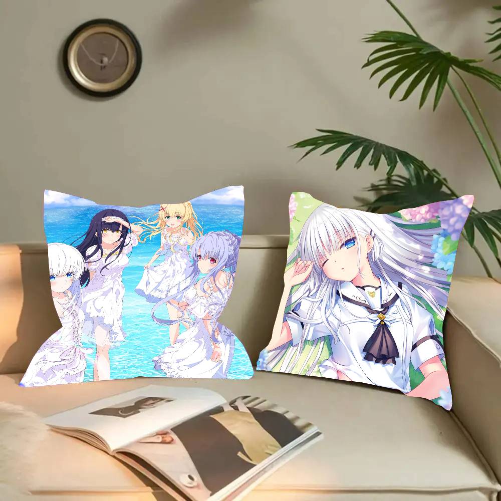 Anime Summer P-Pocket Pillow Case Fashion Square Pillowcase Bedroom Sofa Room Ins Decoration Leisure