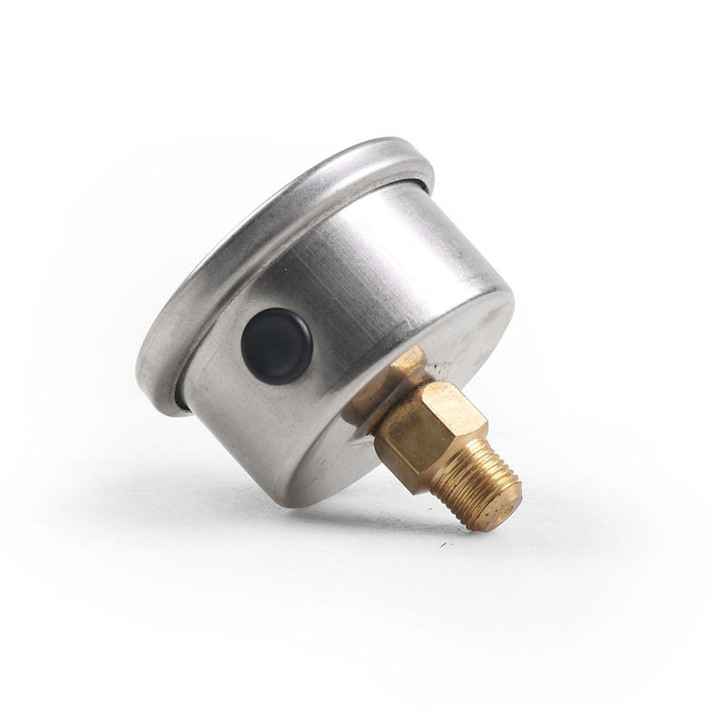 45mm Gauge Adjustable Fuel Pressure Regulator Gauge 0-60psi 0-100psi Liquid Chrome Black Universal