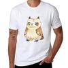 Great Horned Owl Tshirt Work Wear Simple Tee Shirt