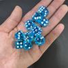 50Pcspack High Quality New 12Mm Acrylic Transparent D6 Point Dice #12 Round Corner Boutique Dice
