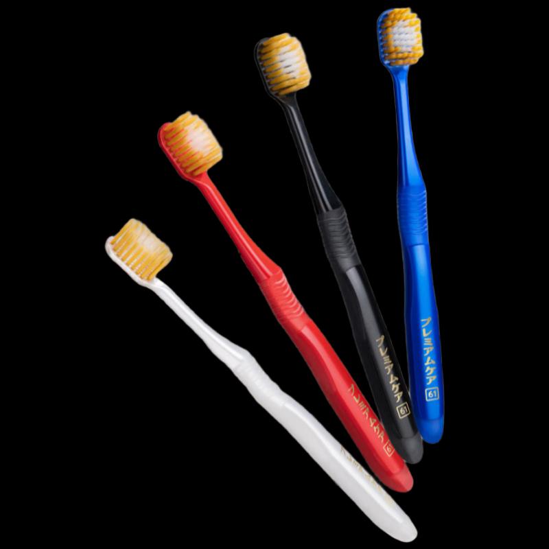 Hakubrushi 48-Loch Breitkopf Superweiche Zahnbürste