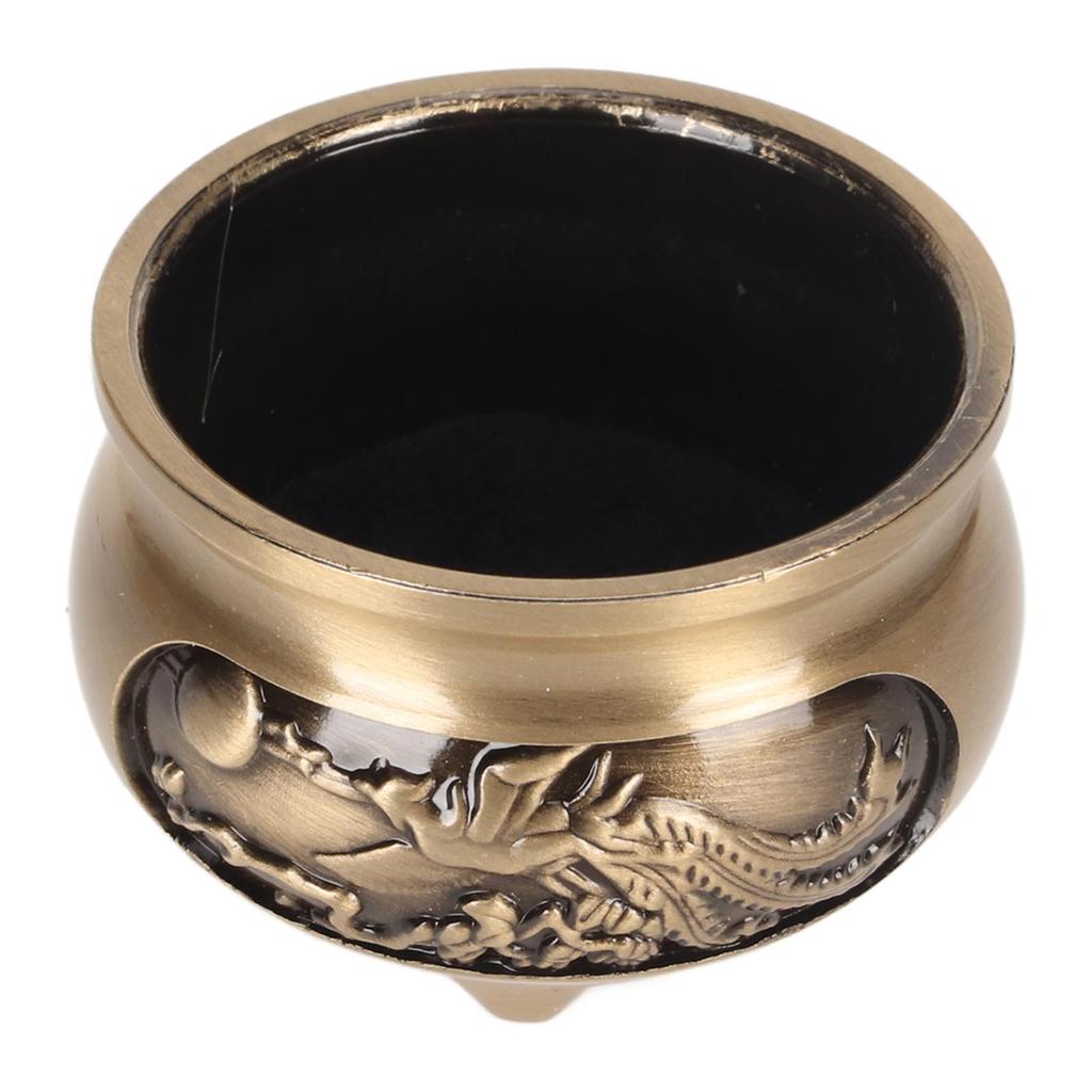 Brass Incense Burner Rustproof Decorative Metal Incense Burner Holder with Incense Stick Holder